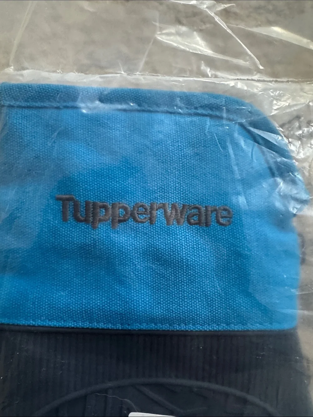 Tupperware Canyon Blue Silicone Oven Mitt